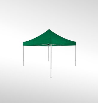 Folding gazebo 4x4 m in the colour green.